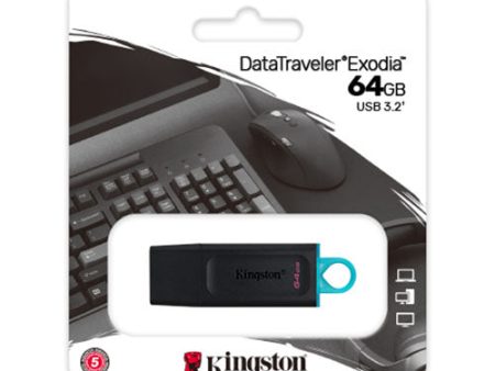 Kingston DataTraveler Exodia 64GB USB3.2 DTX 64GB USB Flash Drive For Sale