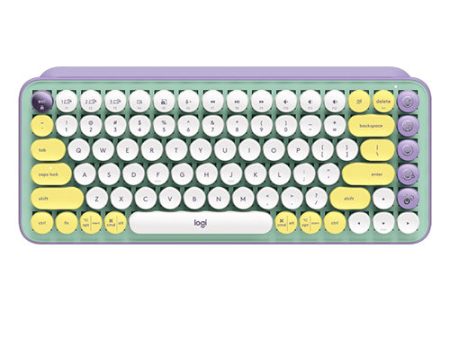 Logitech POP KEYS Wireless Keyboard with Customizable Emoji DAYDREAM MINT (920-010578) Supply