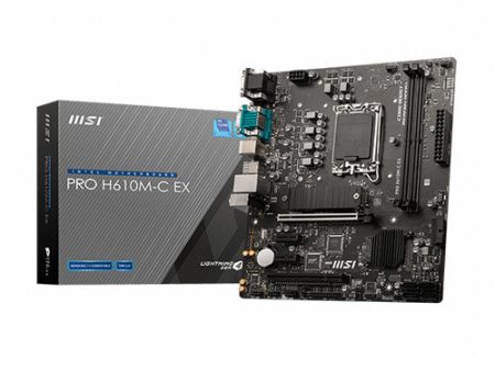 MSI Pro H610M-C EX DDR4 - Intel H610 Chipset M-ATX Motherboard Discount