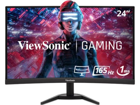 Viewsonic VX2468-PC-MHD 24  Curved MVA 165Hz FHD 1920x1080 FreeSync Gaming Monitor Hot on Sale