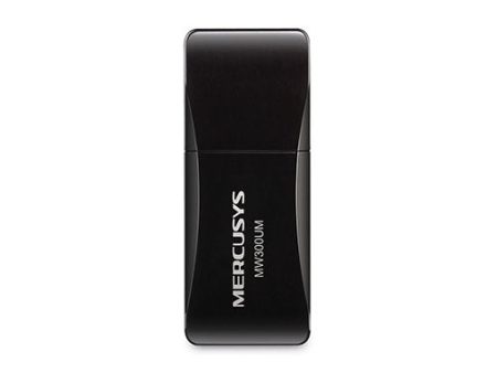 Mercusys MW300UM N300 Wireless Mini USB Adapter 300Mpbs at 2.4GHz Online now