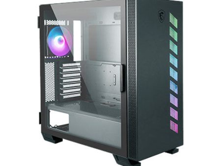 MSI MAG Vampiric 300R Midnight Green Mid-Tower PC Case (306-7G19G21-809) Online now