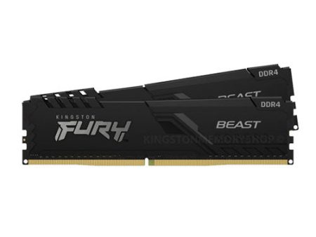 Kingston Fury Beast 32GB 3600MHz DDR4 CL18 Kit of 2 Desktop Memory KF436C18BBK2 32 on Sale