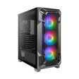 Antec DF600 FLUX ATX TG Black 3*120mm ARGB + 2*120mm Mid Tower Case Discount