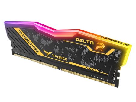 T-Force Delta TUF RGB 32GB single 3200mhz Desktop Memory TF9D432G3200HC16F01 on Sale