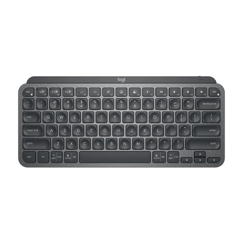 Logitech MX Keys Mini Illuminated Wireless Bluetooth Keyboard, USB-C, PC Mac Laptop Windows Linux IOS Android Metal Build GRAPHITE 920-010505 on Sale