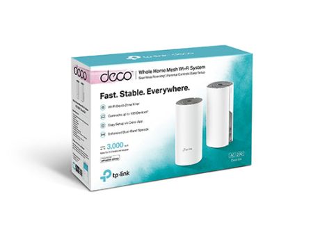 TPLink DECO E4 (2-PACK) AC1200 Whole Home Mesh Wi-Fi System Online Hot Sale