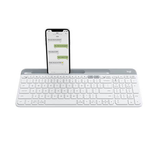 Logitech K580 Slim Multi Device Wireless Off-White 920-009211 Discount