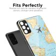 Travel Map Glass Case for Vivo X100 5G Sale