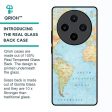 Travel Map Glass Case for Vivo X100 5G Sale