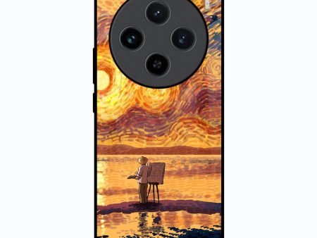 Sunset Vincent Glass Case for Vivo X100 5G Fashion