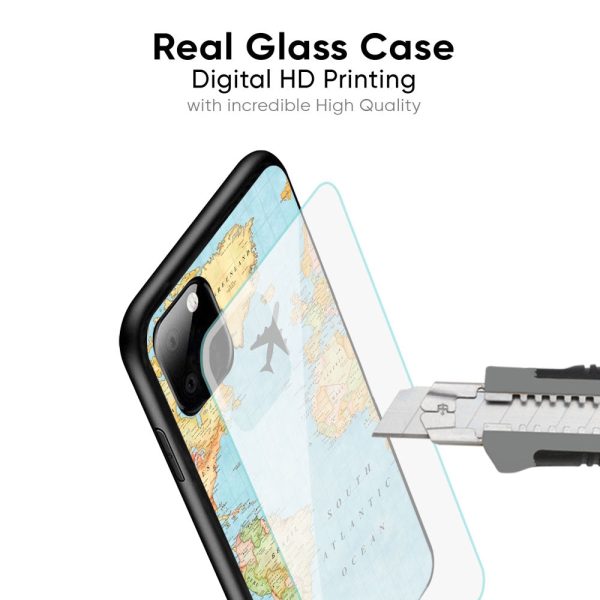 Travel Map Glass Case for Vivo X100 5G Sale