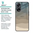 Abstract Mountain Pattern Glass Case for Oppo F23 5G For Sale