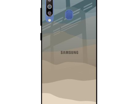 Abstract Mountain Pattern Glass Case for Samsung Galaxy M40 Online