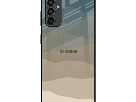 Abstract Mountain Pattern Glass Case for Samsung Galaxy M13 Online Hot Sale