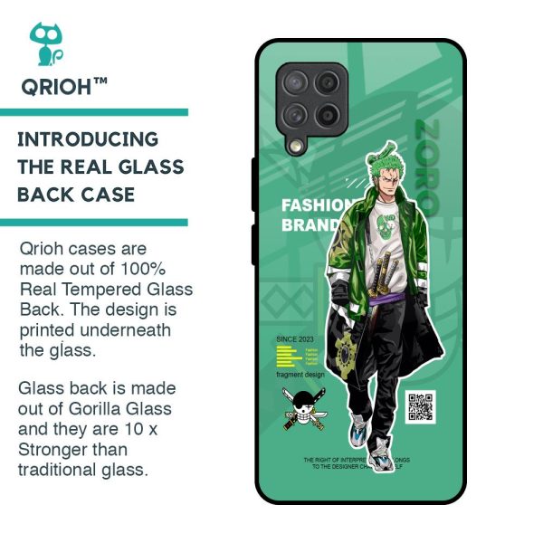 Zoro Bape Glass Case for Samsung Galaxy M42 Online Sale