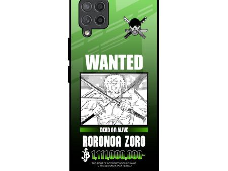 Zoro Wanted Glass Case for Samsung Galaxy M42 Online Hot Sale