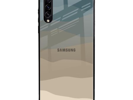 Abstract Mountain Pattern Glass Case for Samsung Galaxy A30s Online Hot Sale