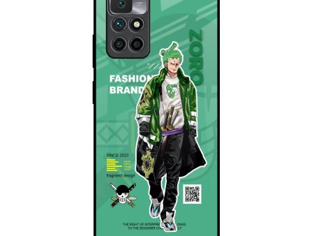 Zoro Bape Glass Case for Redmi 10 Prime For Cheap