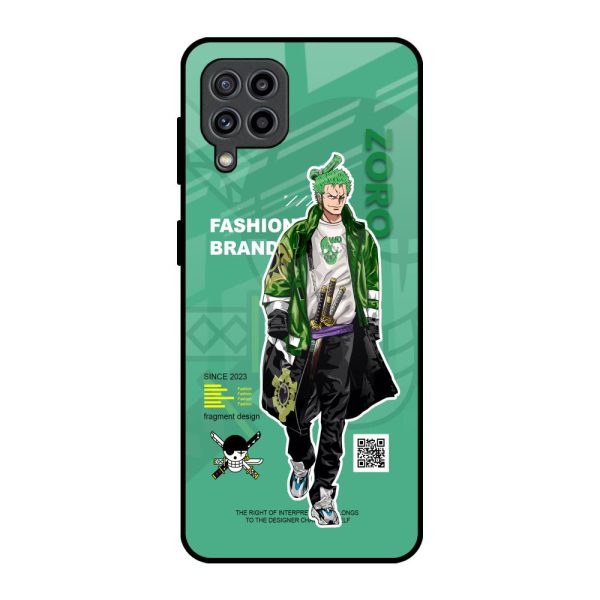 Zoro Bape Glass Case for Samsung Galaxy F22 Fashion