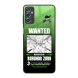 Zoro Wanted Glass Case for Samsung Galaxy M52 5G Fashion