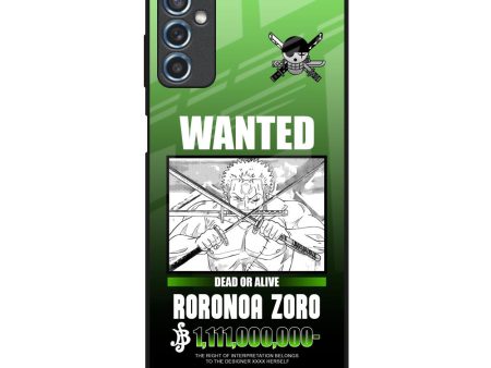 Zoro Wanted Glass Case for Samsung Galaxy M52 5G Fashion