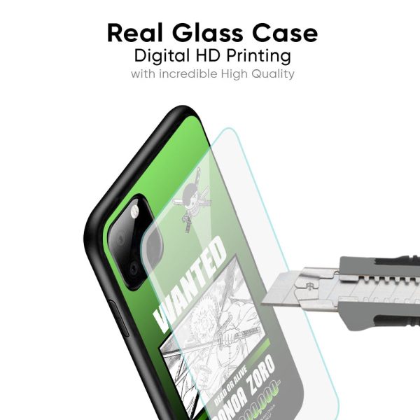 Zoro Wanted Glass Case for Samsung Galaxy M42 Online Hot Sale