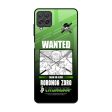 Zoro Wanted Glass Case for Samsung Galaxy A22 Sale