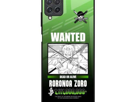 Zoro Wanted Glass Case for Samsung Galaxy A22 Sale