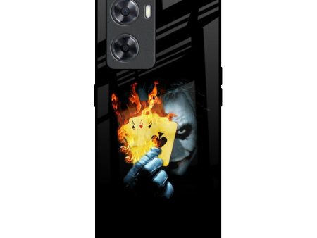 AAA Joker Glass Case for OPPO A77s Fashion