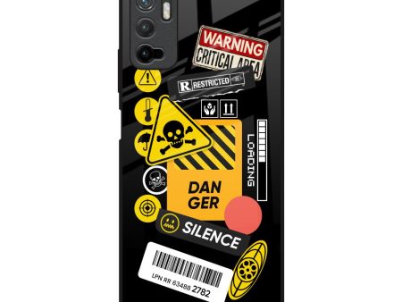 Danger Signs Glass Case for Poco M3 Pro Online Sale