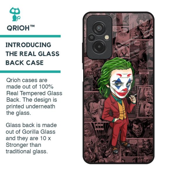 Joker Cartoon Glass Case for Redmi 11 Prime Online Sale