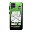 Zoro Wanted Glass Case for Samsung Galaxy F22 Sale