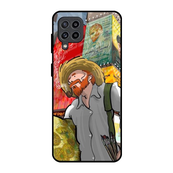 Loving Vincent Glass Case for Samsung Galaxy M32 For Cheap