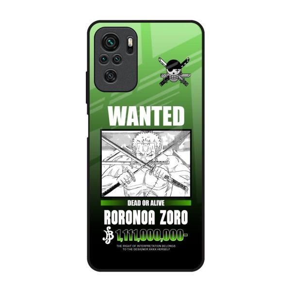 Zoro Wanted Glass Case for Redmi Note 11 SE For Cheap