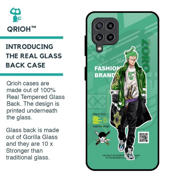 Zoro Bape Glass Case for Samsung Galaxy M32 Supply