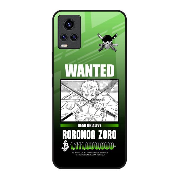 Zoro Wanted Glass Case for Vivo Y73 Supply