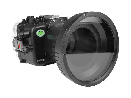 Sony FX3 40M 130FT Underwater camera housing with 6  Glass Flat long port for SONY FE 24-70mm F2.8 GM II Discount