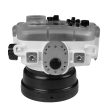 60M 195FT Waterproof housing for Sony RX1xx series Salted Line with Aluminium Pistol Grip (White) Sale