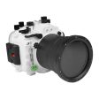 Sony A1 Series UW camera housing kit with 6  Optical Glass Dome port V.7 (Including Flat Long port) Supply