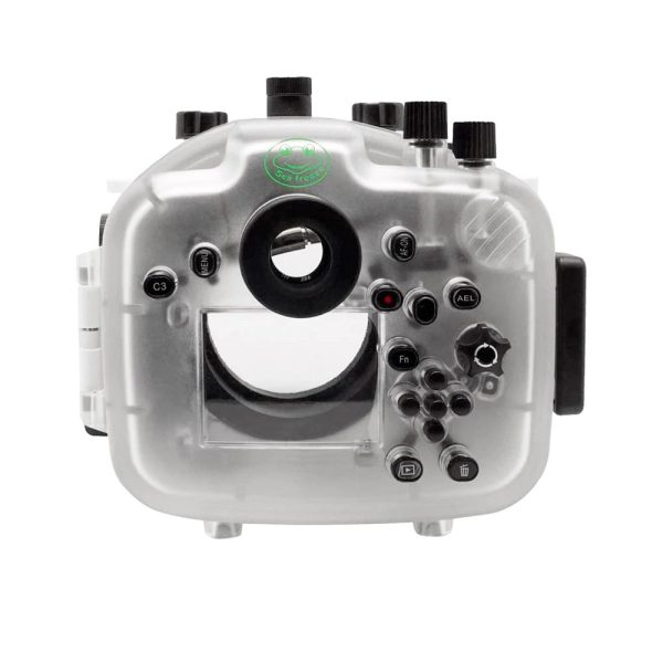 Sony A9 V.3 40M 130FT Underwater camera housing without port. White Online now