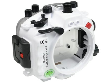 Sony A9 V.3 40M 130FT Underwater camera housing without port. White Online now