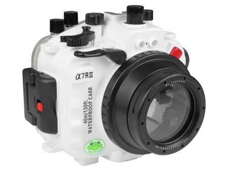 Sony A7R III  V.3 series 40M 130FT Underwater camera housing with Flat short port with 67mm thread for Sony FE 28-60mm F4-5.6 Online