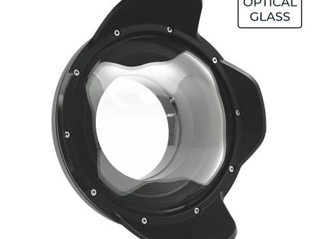 6  Optical Glass Dry Dome Port for Meikon & SeaFrogs DSLR Housings V.1 40M 130FT Hot on Sale