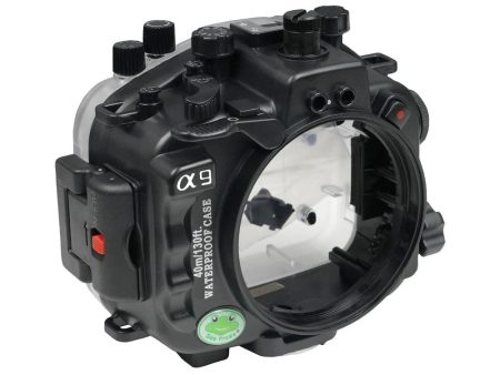 Sony A9 V.3 40M 130FT Underwater camera housing without port. Black Online Hot Sale