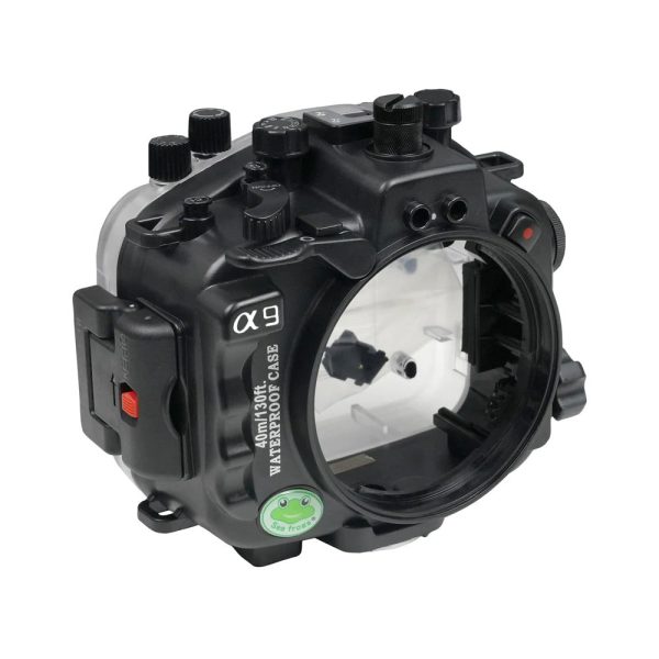 Sony A9 V.3 40M 130FT Underwater camera housing without port. Black Online Hot Sale